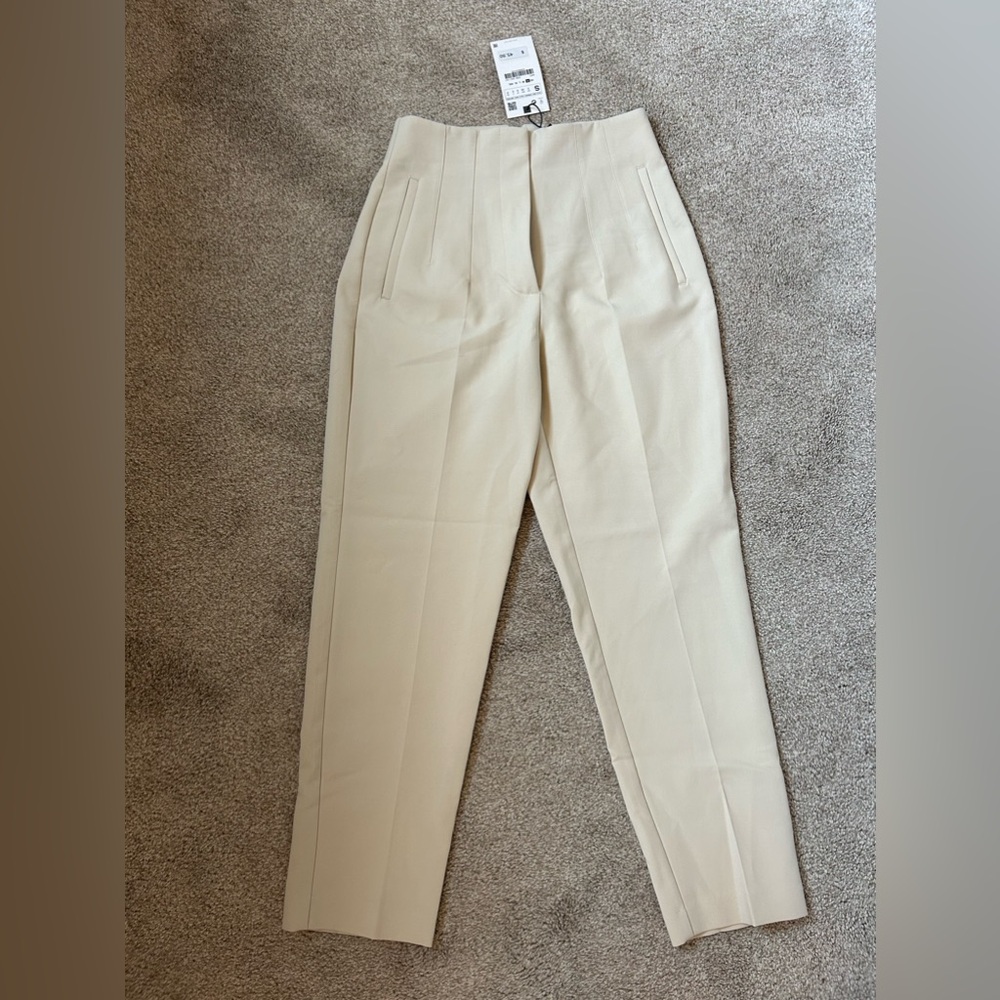 Brand new w tags Zara pleated high wasted pants